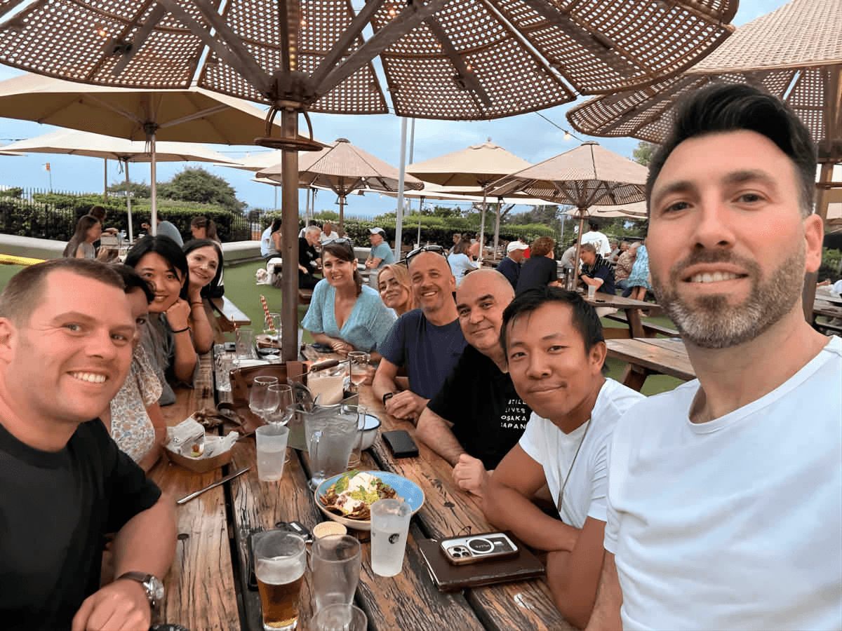 BOA chapter members at an outdoor meetup