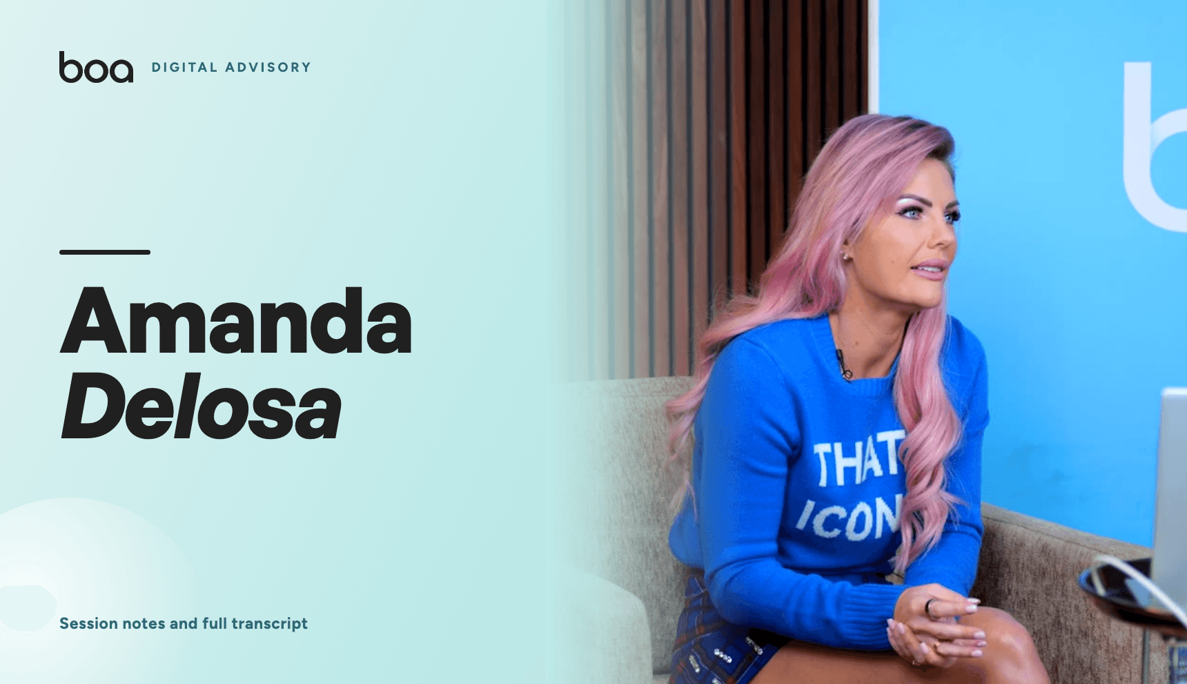 Amanda Delosa: PR and personal brand without a budget