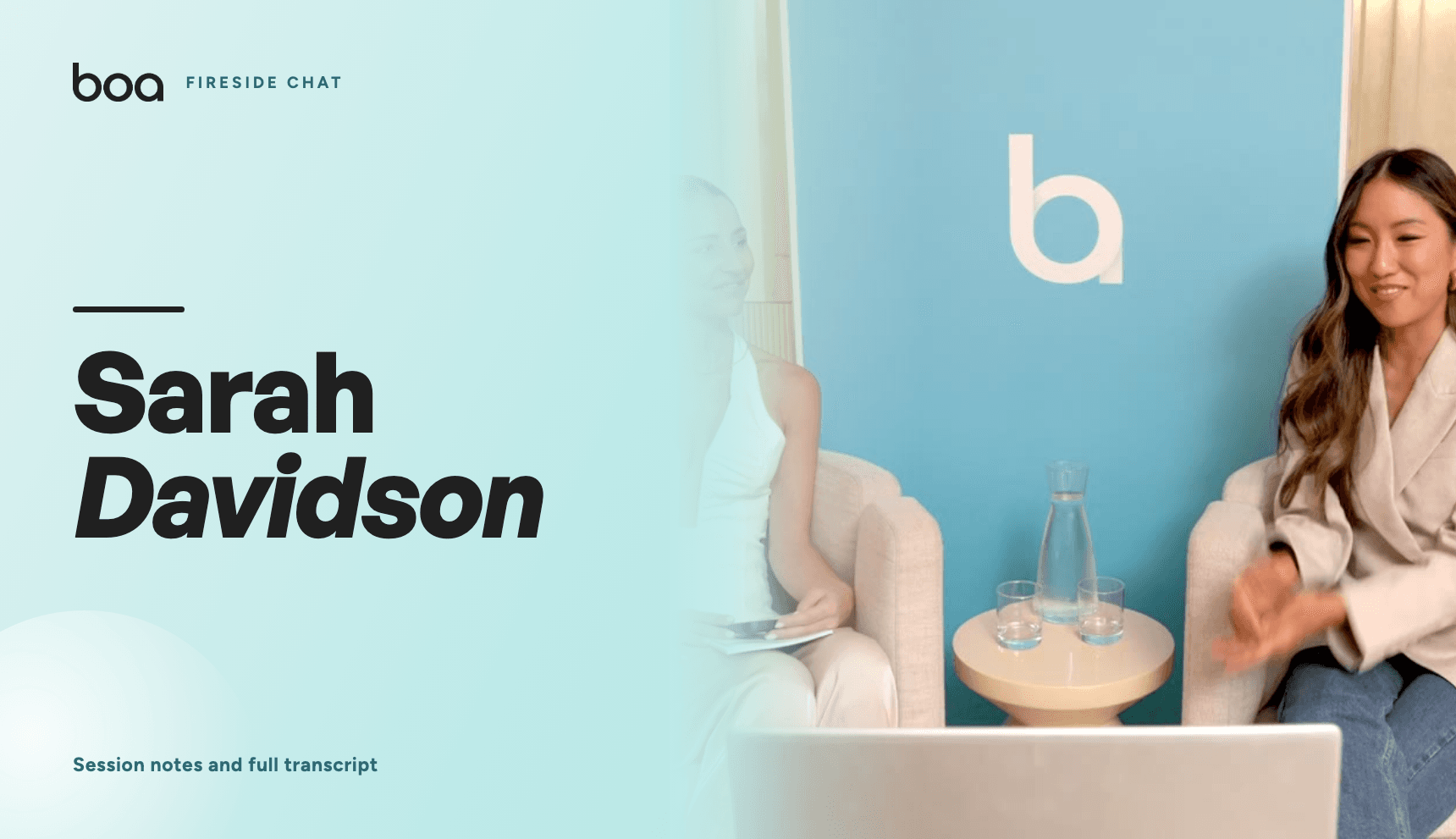 Sarah Davidson: going global, partnerships and knowing when to stop